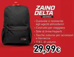 Unieuro Hyperx zaino delta offerta