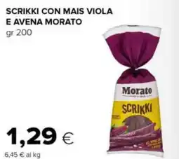 Oasi Scrikki con mais viola e avena morato offerta