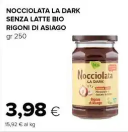 Oasi Nocciolata la dark senza latte bio RIGONI DI ASIAGO offerta