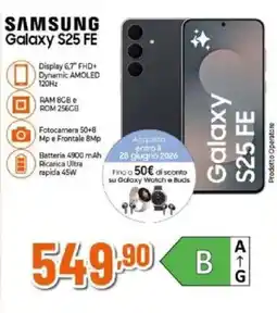 Expert SAMSUNG Galaxy S25 FE offerta