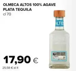 Oasi Olmeca altos 100% agave plata TEQUILA offerta