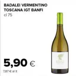 Oasi Badalei vermentino toscana igt BANFI offerta