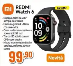 Expert Xiaomi redmi watch 6 offerta
