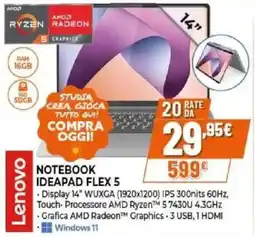 Expert Lenovo NOTEBOOK IDEAPAD FLEX 5 offerta
