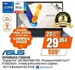 Expert ASUS VIVOBOOK F1504VA offerta