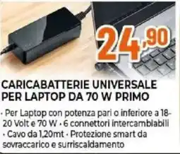 Expert Trust caricabatterie universale per laptop da 70 W price offerta
