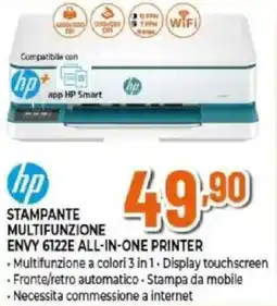 Expert hp STAMPANTE MULTIFUNZIONE ENVY 6122E ALL-IN-ONE PRINTER offerta
