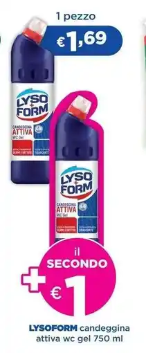 Acqua & Sapone LYSOFORM candeggina attiva wc gel 750 ml offerta