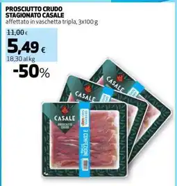 Coop PROSCIUTTO CRUDO STAGIONATO CASALE offerta