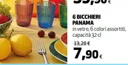 Coop 6 BICCHIERI PANAMA offerta