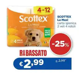 Acqua & Sapone SCOTTEX La Maxi offerta