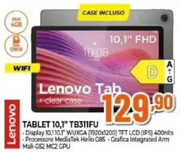 Expert Lenovo TABLET 10,1" TB311FU offerta