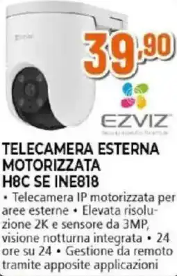 Expert Ezviz telecamera esterna motorizzata H8C SE INE818 offerta