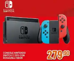 Expert Console nintendo switch 1.1 joy-con rosso/blu neon offerta