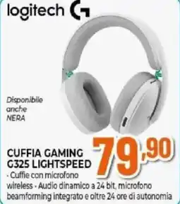 Expert Logitech cuffia gaming G325 lightspeed offerta