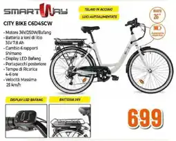 Expert SMART WAY CITY BIKE C6D4SCW offerta
