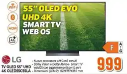 Expert LG -TV OLED 55" UHD 4K OLED55C55LA offerta