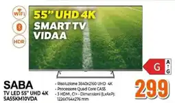 Expert SABA TV LED 55" UHD 4K SA55KM10VDA offerta