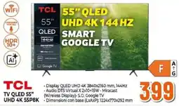 Expert TCL TV QLED 55" UHD 4K 55P8K offerta