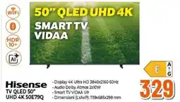 Expert Hisense TV QLED 50" UHD 4K 50E79Q offerta