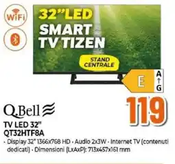 Expert Q.Bell TV LED 32" QT32HTF8A offerta