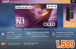 Expert SAMSUNG S85F 4K Smart TV offerta