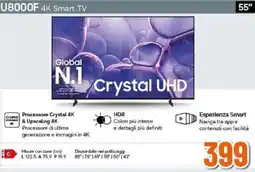 Expert SAMSUNG U8000F 4K Smart TV offerta