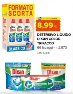 Oasi Detersivo liquido dixan color tripacco offerta