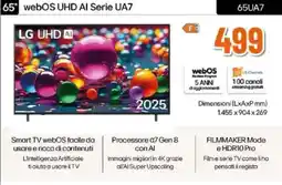 Expert SAMSUNG webOS UHD AI Serie UA7 65UA7 offerta