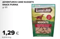 Oasi Adventuros cane nuggets snack PURINA offerta