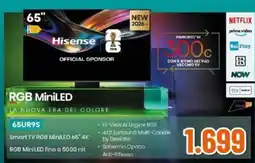 Expert Hisense RGB MiniLED 65UR9S offerta