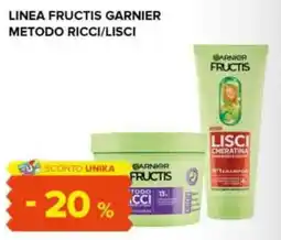 Oasi Linea fructis garnier metodo ricci/lisci offerta