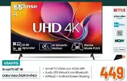 Expert Hisense 65A69Q Smart TV 65" 4K offerta