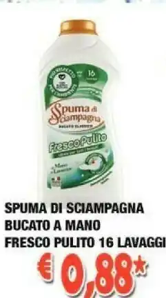Cossuto Bucato a mano fresco pulito offerta