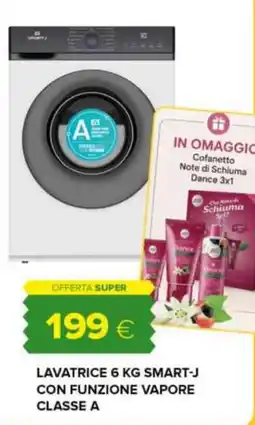 Oasi Lavatrice 6 kg smart-j con funzione vapore classe a offerta