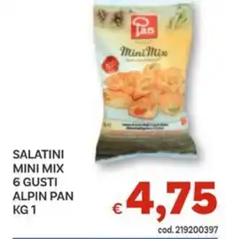 Vivo Supermercati Salatini mini mix 6 gusti alpin PAN offerta