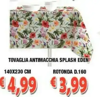Cossuto Tovaglia antimacchia splash offerta
