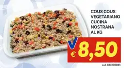 Vivo Supermercati Cous cous vegetariano cucina nostrana offerta