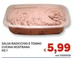 Vivo Supermercati Salsa radicchio e tonno cucina nostrana offerta