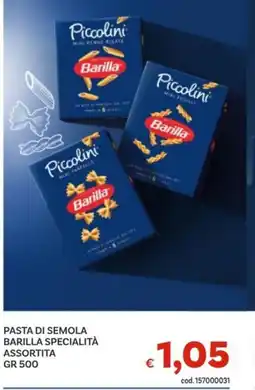 Vivo Supermercati Pasta di semola barilla specialità offerta