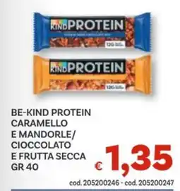 Vivo Supermercati Be-kind protein caramello e mandorle/ cioccolato e frutta secca offerta