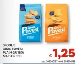 Vivo Supermercati Sfoglie gran pavesi plain/ mais offerta