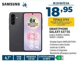 Sinergy SAMSUNG SMARTPHONE GALAXY A37 5G offerta