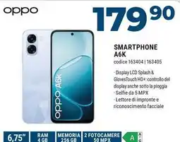 Sinergy Oppo smartphone A6K offerta