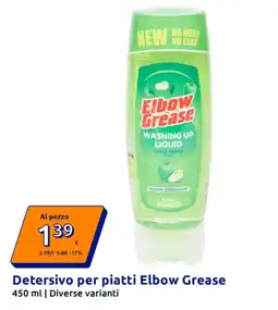Action Detersivo per piatti Elbow Grease offerta