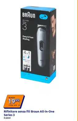 Action Rifinitore senza fili Braun All-in-One Series 3 offerta