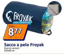 Action Sacco a pelo Froyak offerta