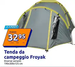 Action Tenda da campeggio Froyak offerta