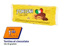 Action Tortina al cioccolato offerta