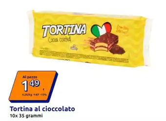 Action Tortina al cioccolato offerta